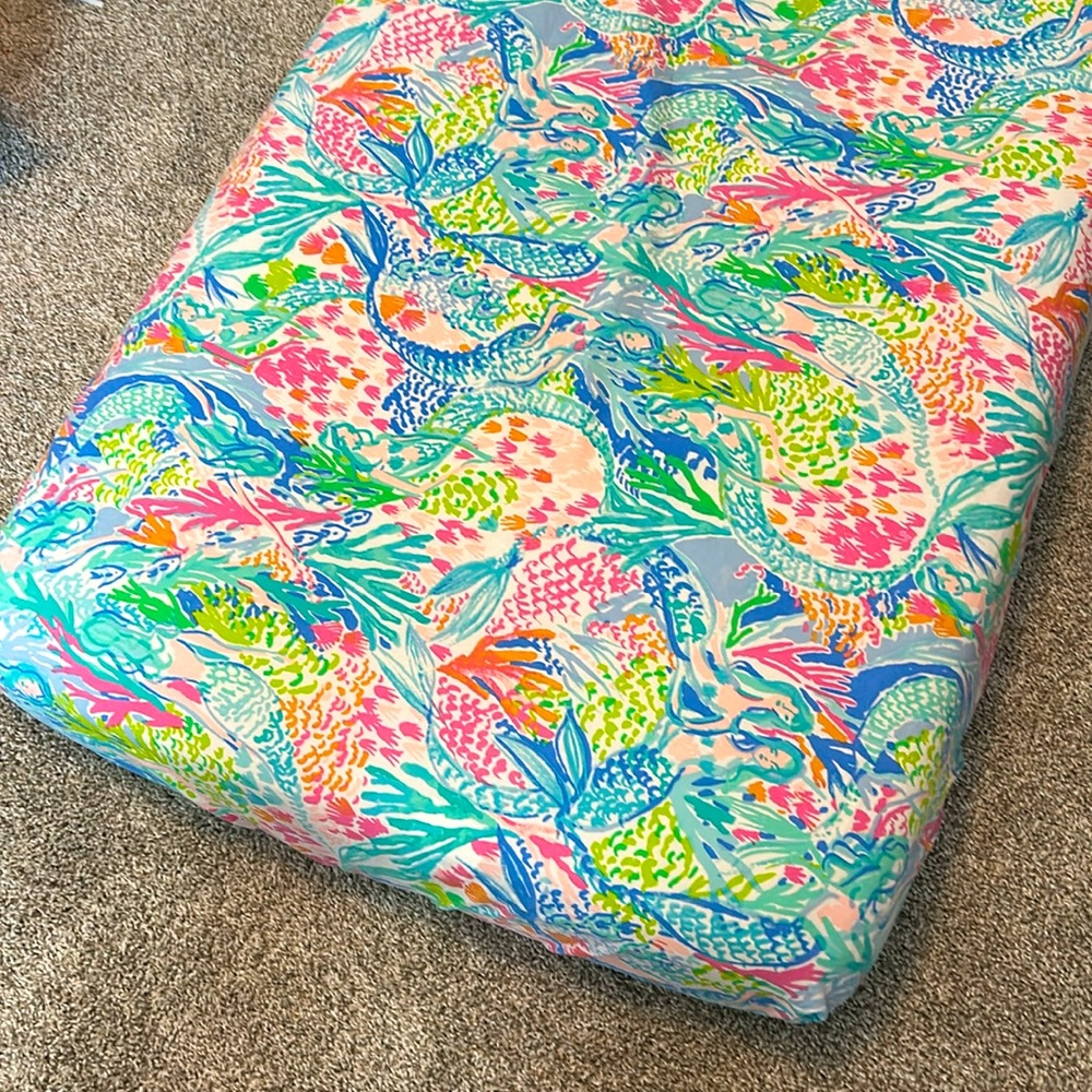 Pottery Barn Kids Mermaid Cove Crib Sheet